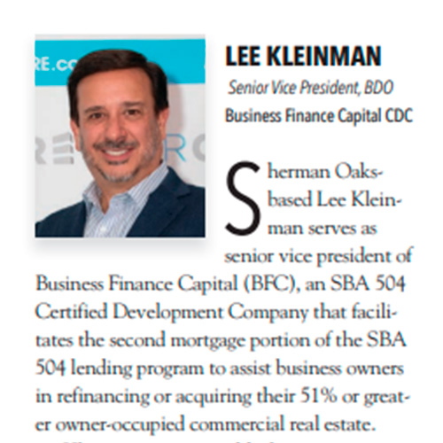 Kleinman Named in LABJ